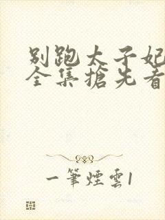 别跑太子妃短剧全集抢先看