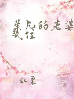 叶凡的老婆有哪几位