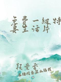 免费一级特黄夫妻生活片