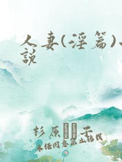 人妻(淫篇)小说