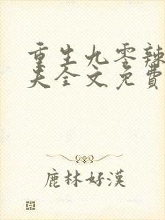 重生九零辣妻追夫全文免费阅读