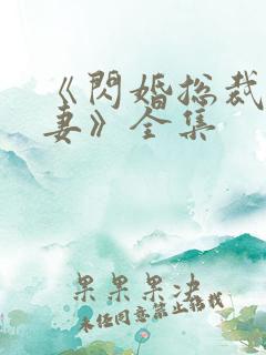 《闪婚总裁契约妻》全集