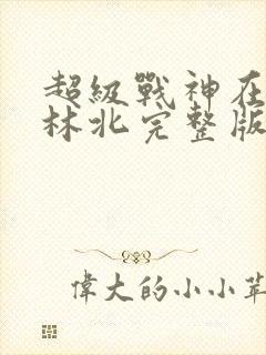 超级战神在都市林北完整版