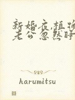 新婚夜,植物人老公忽然睁开眼电子书