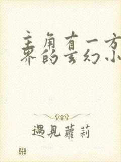 主角有一方小世界的玄幻小说