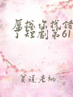 厉总你找错夫人了短剧第61集