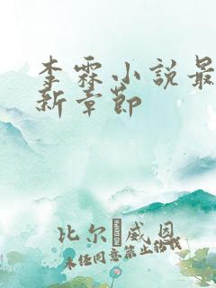 李霖小说最新更新章节