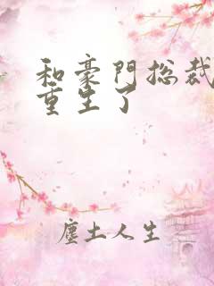 和豪门总裁一起重生了