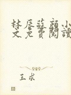 林辰苏颜小说全文免费阅读