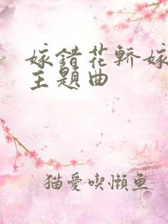 嫁错花轿嫁对郎主题曲
