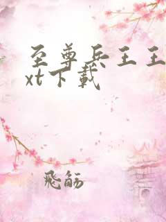至尊兵王王五txt下载