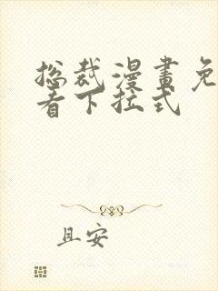 总裁漫画免费观看下拉式