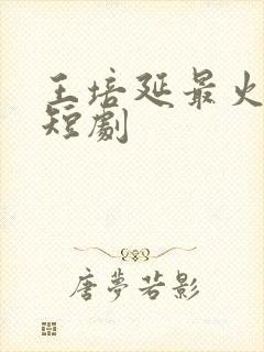 王培延最火三部短剧