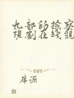 九部的检察官电视剧在线观看免费