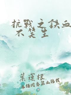 抗战之铁血兵王 不笑生