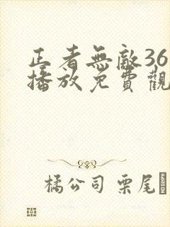 正者无敌36集播放免费观看