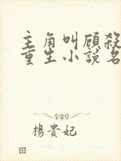 主角叫顾杀末世重生小说名字