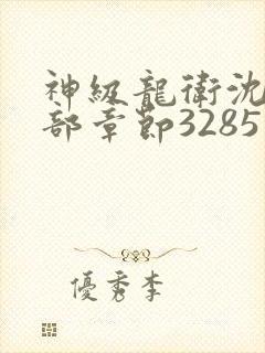 神级龙卫沈浪全部章节3285章