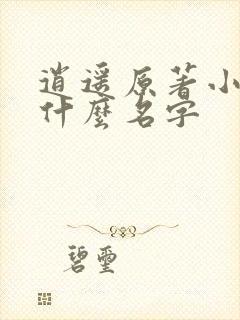 逍遥原著小说叫什么名字