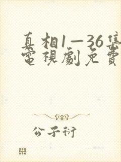 真相1—36集电视剧免费观看36集