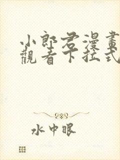 小郎君漫画免费观看下拉式漫画