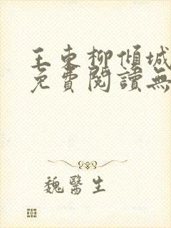 王东柳倾城小说免费阅读无弹窗