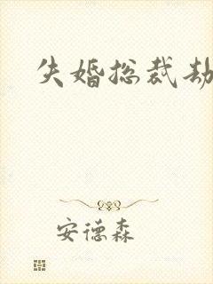 失婚总裁劫前妻