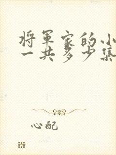 将军家的小娘子一共多少集