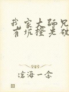 我家大师兄脑子有坑橙光破解版