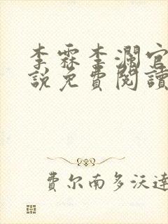 李霖李澜官场小说免费阅读