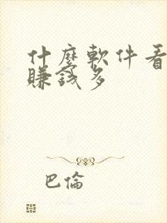 什么软件看小说赚钱多