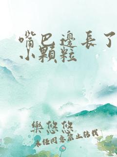 嘴巴边长了很多小颗粒