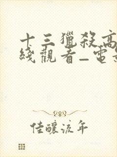 十三猎杀高清在线观看_电影免费播放