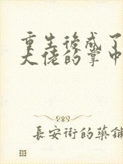 重生后成了偏执大佬的掌中娇