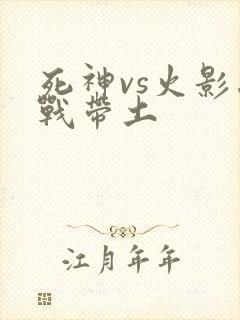 死神vs火影忍战带土