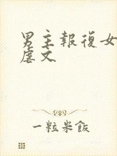 男主报复女主的虐文