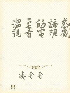 温柔的诱惑免费观看电视剧全集