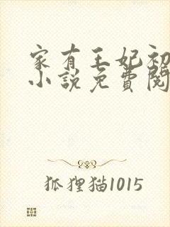 家有王妃初长成小说免费阅读