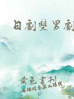 日剧双男剧推荐