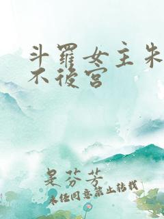 斗罗女主朱竹清不后宫