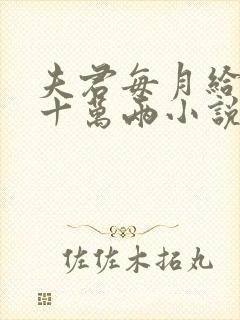 夫君每月给我二十万两小说阅读