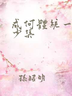 成何体统一共多少集