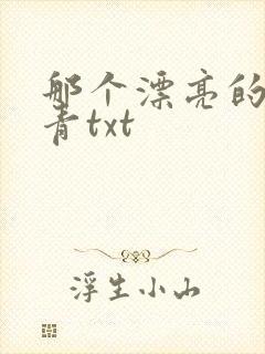 那个漂亮的男知青txt