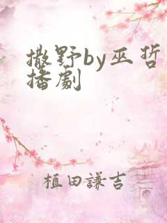 撒野by巫哲广播剧