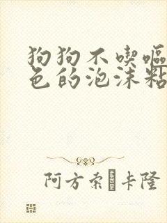 狗狗不吃呕吐白色的泡沫粘液