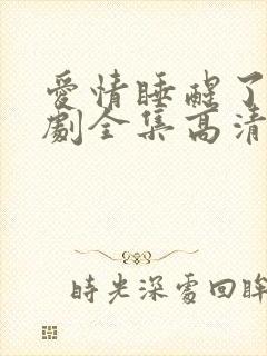 爱情睡醒了电视剧全集高清