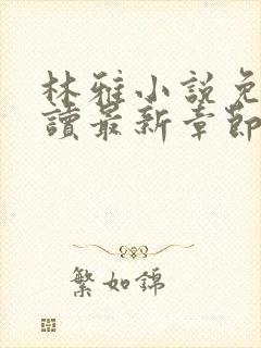 林雅小说免费阅读最新章节