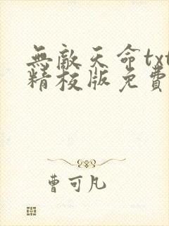 无敌天命txt精校版免费阅读