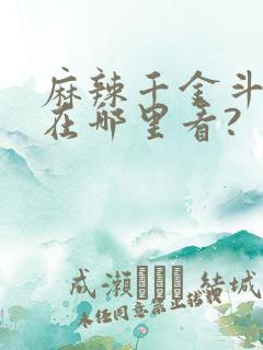 麻辣千金斗恶少在哪里看?