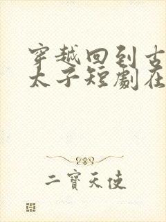 穿越回到古代当太子短剧在线观看